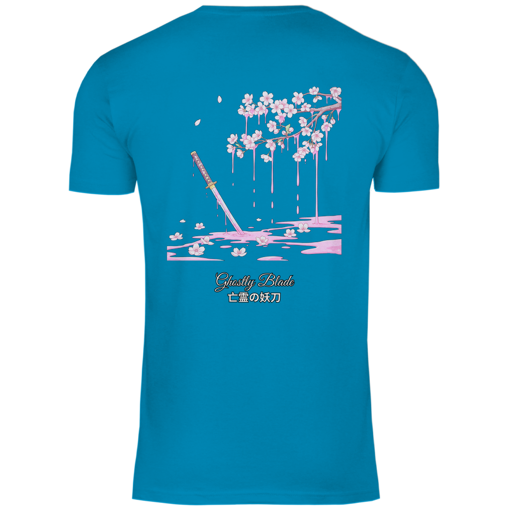 Herren T-Shirt "Ghostly Blade" Premium Ribbon Edition