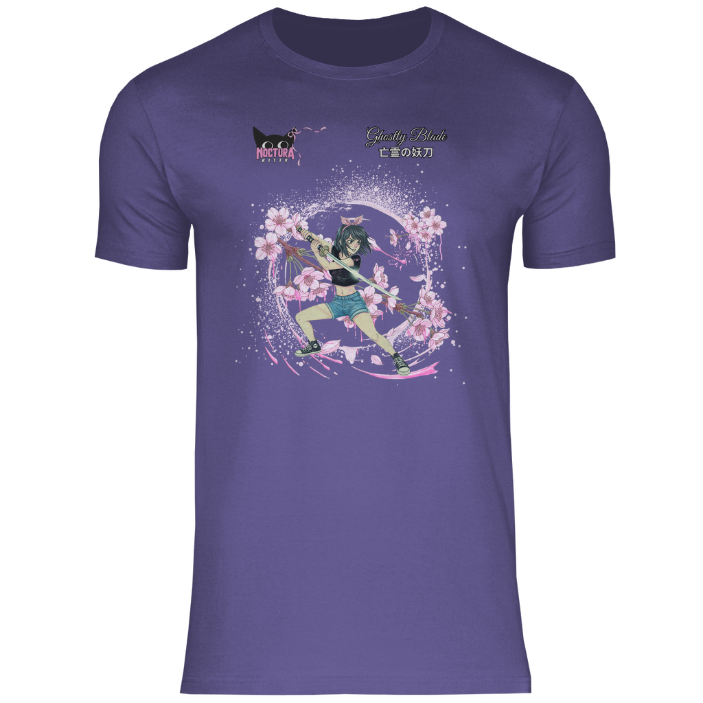 Herren T-Shirt "Ghostly Blade" Premium Ribbon Edition