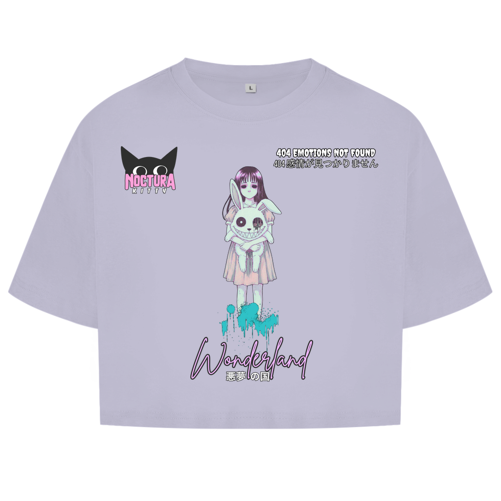 Oversized Crop Top "Wonderland"
