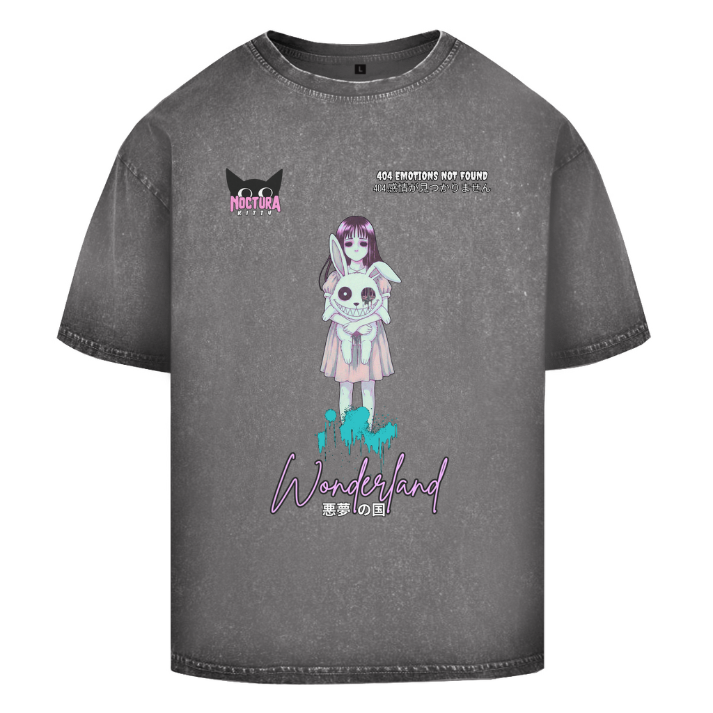 Unisex Oversize T-Shirt Washed "Wonderland"  Premium Edition