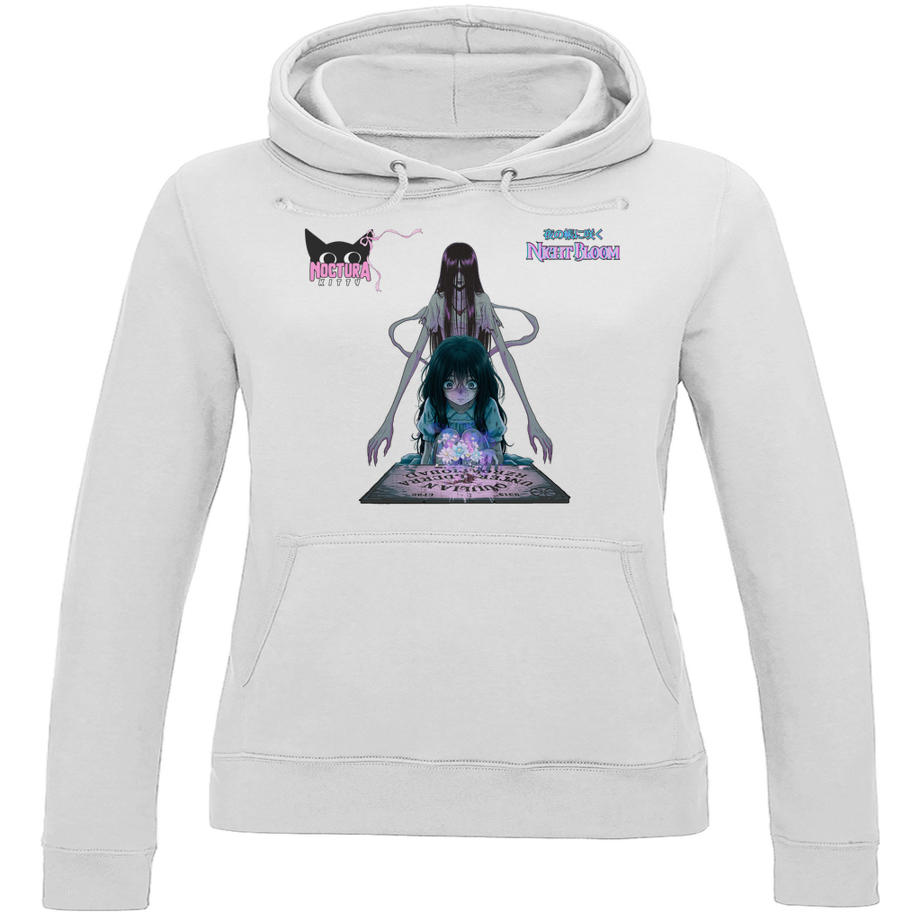 Damen Hoodie "Night Bloom" Premium Ribbon Edition