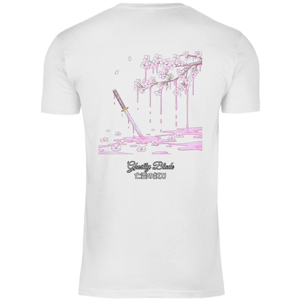 Herren T-Shirt "Ghostly Blade" Premium Ribbon Edition