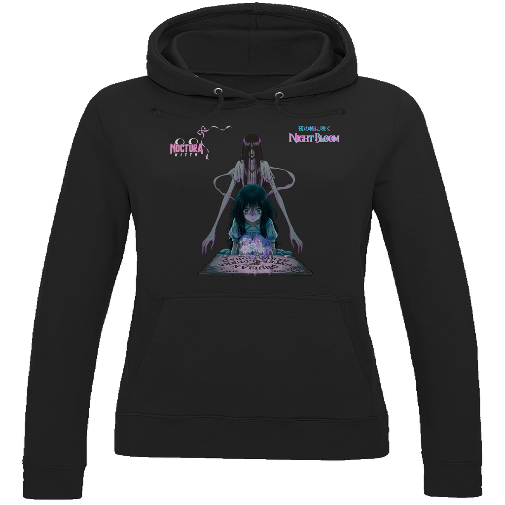 Damen Hoodie "Night Bloom" Premium Ribbon Edition