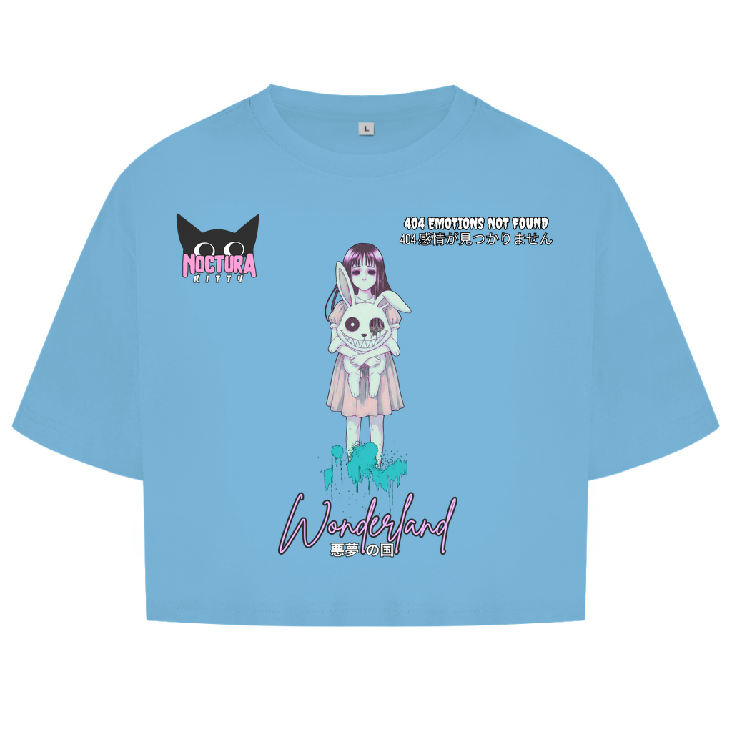 Oversized Crop Top "Wonderland"