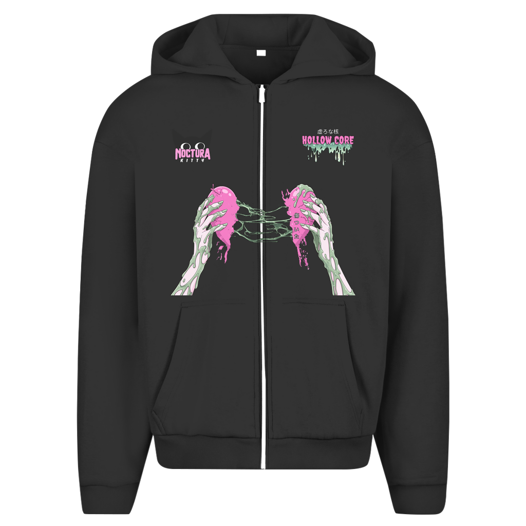 Unisex Oversize Zip Hoodie "Hollow Core" Premium Edition