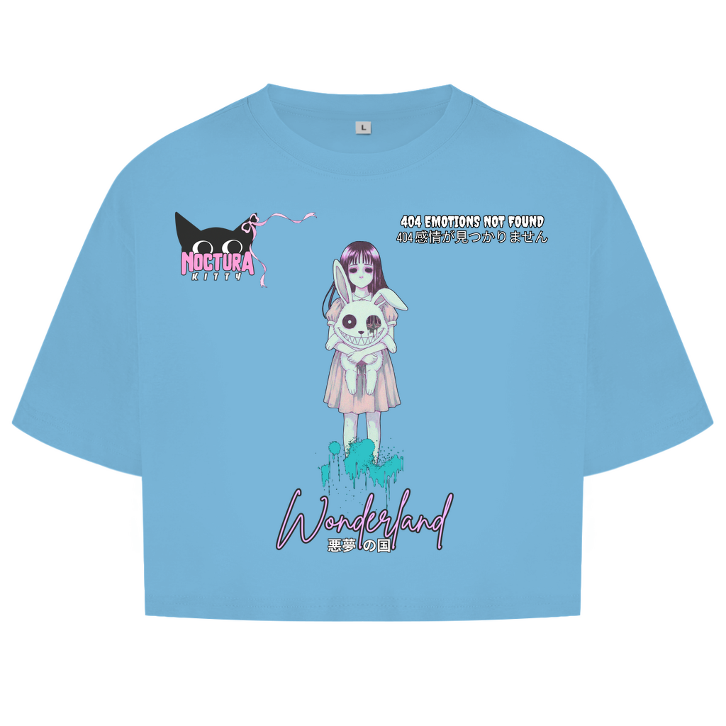 Oversized Crop Top "Wonderland" Ribbon Edition