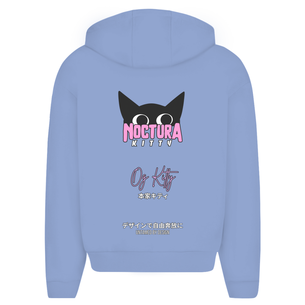 Unisex Oversize Zip Hoodie "OG Kitty" Premium Edition