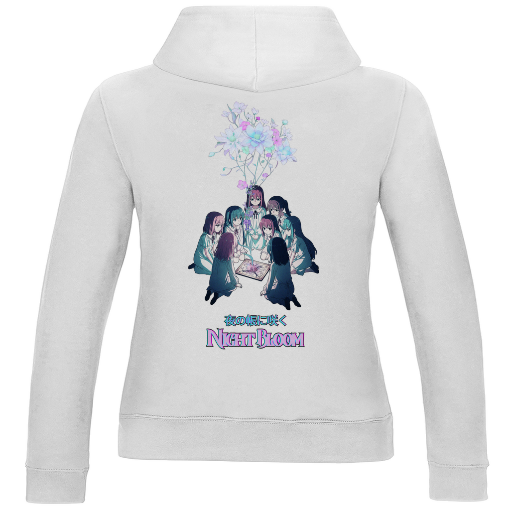 Damen Hoodie "Night Bloom" Premium Ribbon Edition