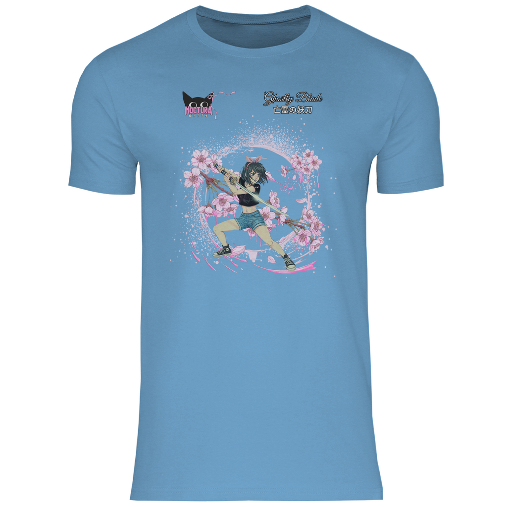 Herren T-Shirt "Ghostly Blade" Premium Ribbon Edition