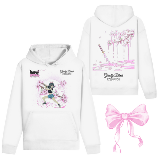 Unisex Hoodie "Ghostly Blade" Premium Ribbon  Edition