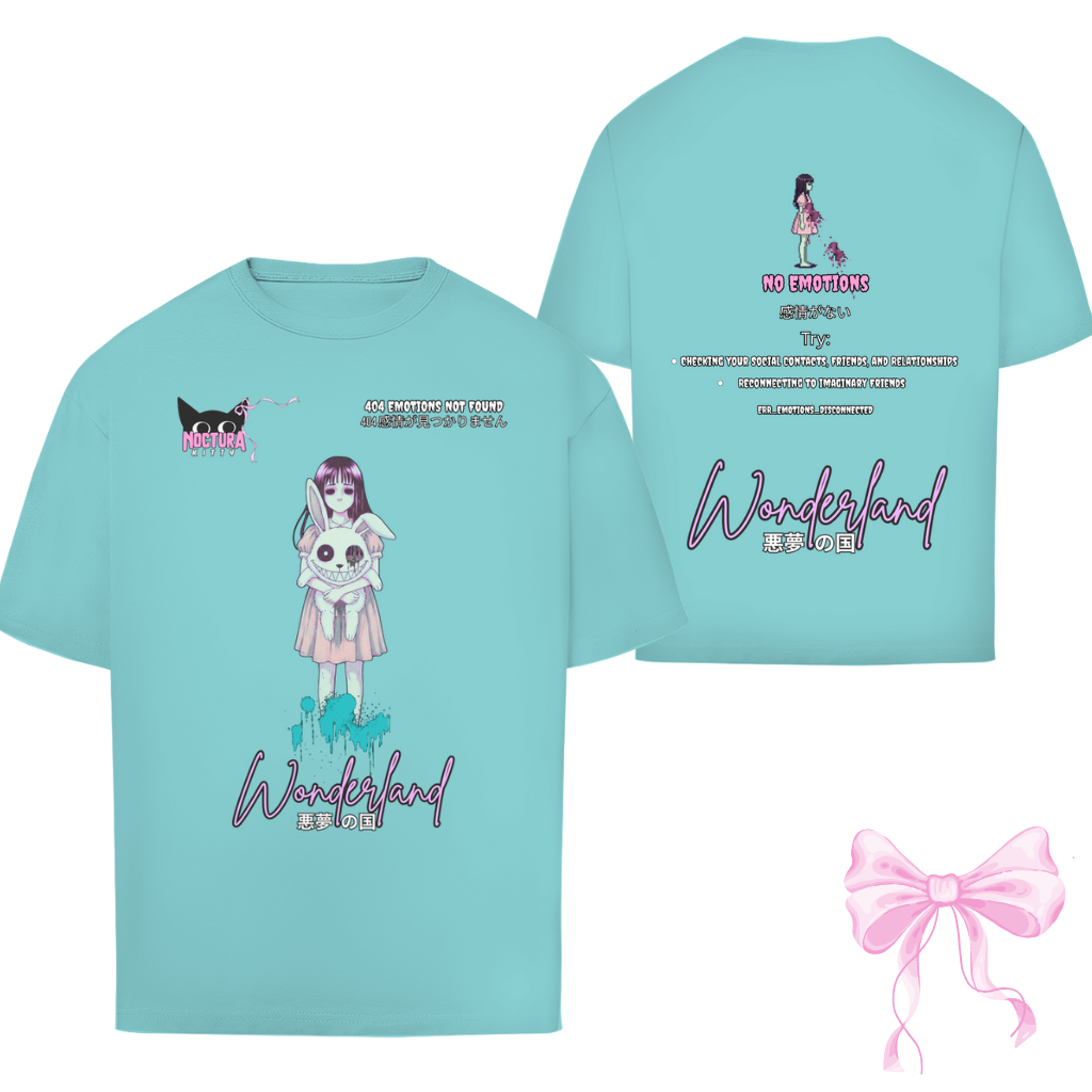 Unisex Oversize T-Shirt "Wonderland"  Premium Ribbon Edition