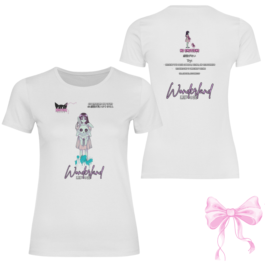 Girly T-Shirt "Wonderland" Premium Ribbon Edition
