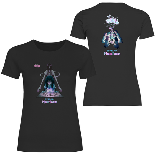 Girly T-Shirt "Night Bloom" Premium Edition