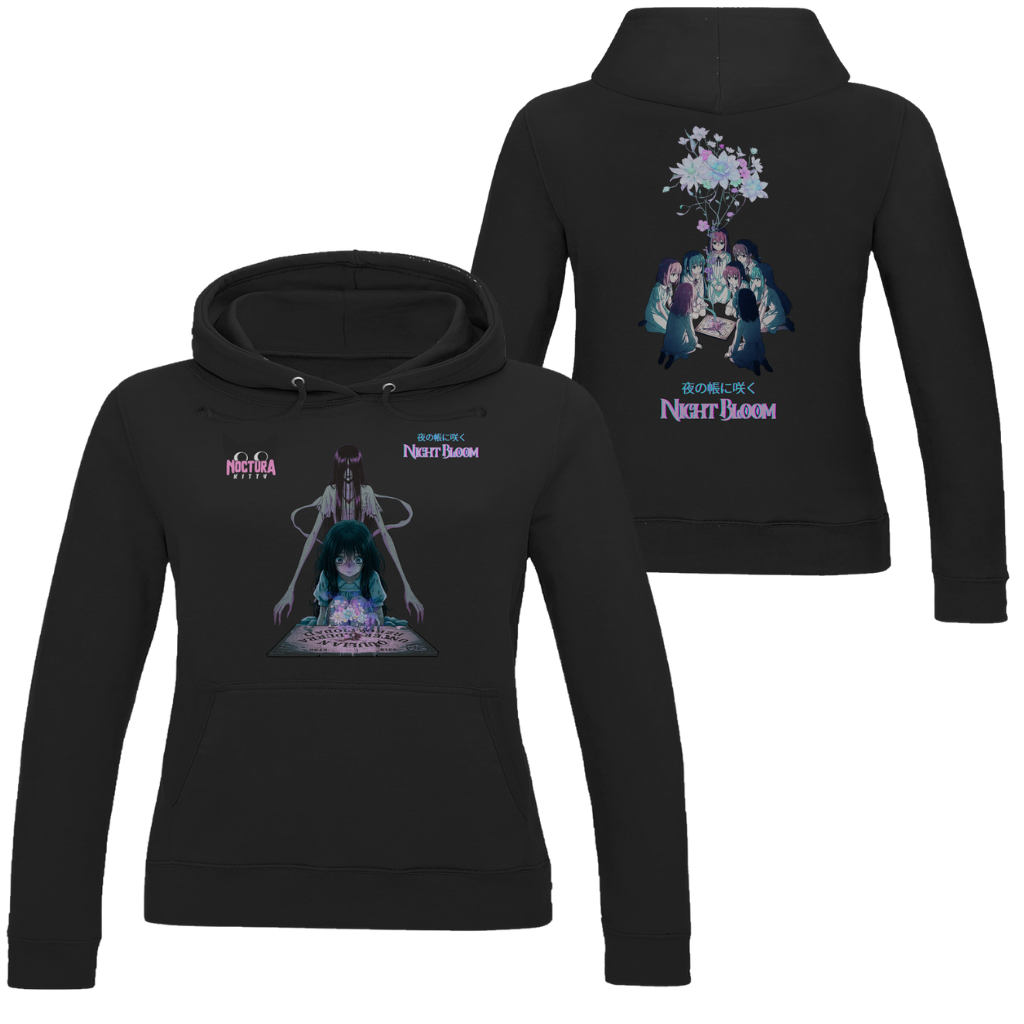 Damen Hoodie "Night Bloom" Premium Edition