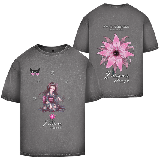 Unisex Oversize T-Shirt Washed "Enigma"  Premium Edition