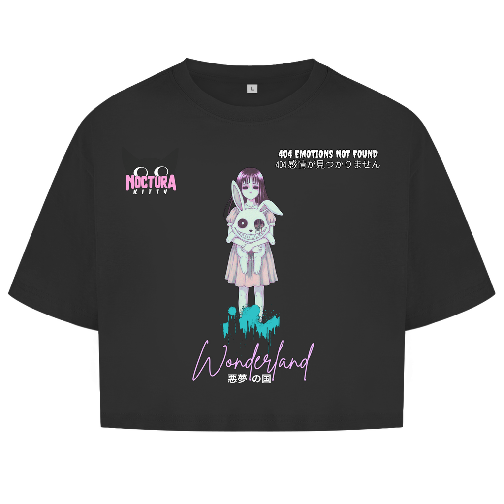 Oversized Crop Top "Wonderland"