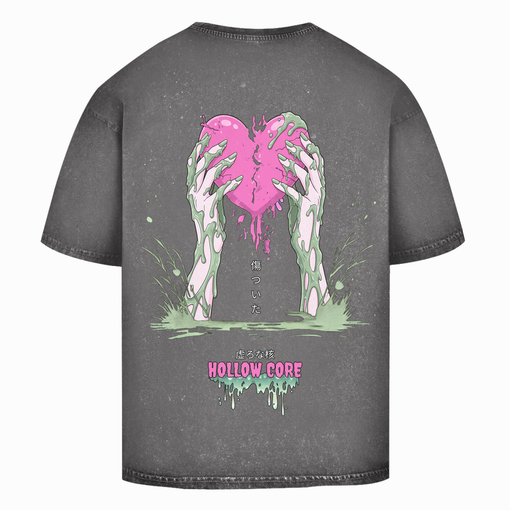Unisex Oversize T-Shirt Washed "Hollow Core"  Premium Edition