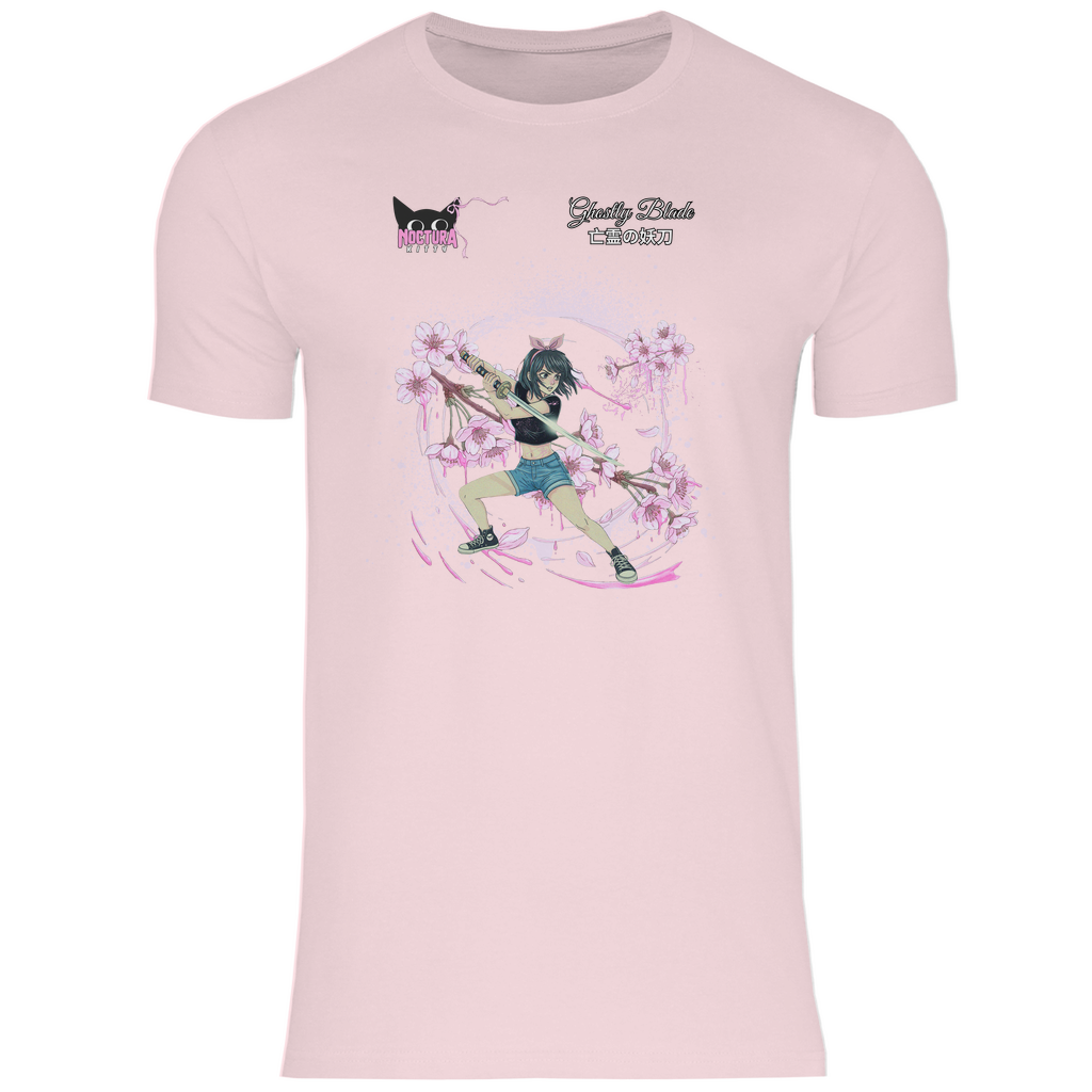 Herren T-Shirt "Ghostly Blade" Premium Ribbon Edition