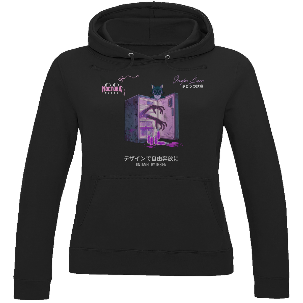 Damen Hoodie "Grape Lure" Premium Ribbon Edition