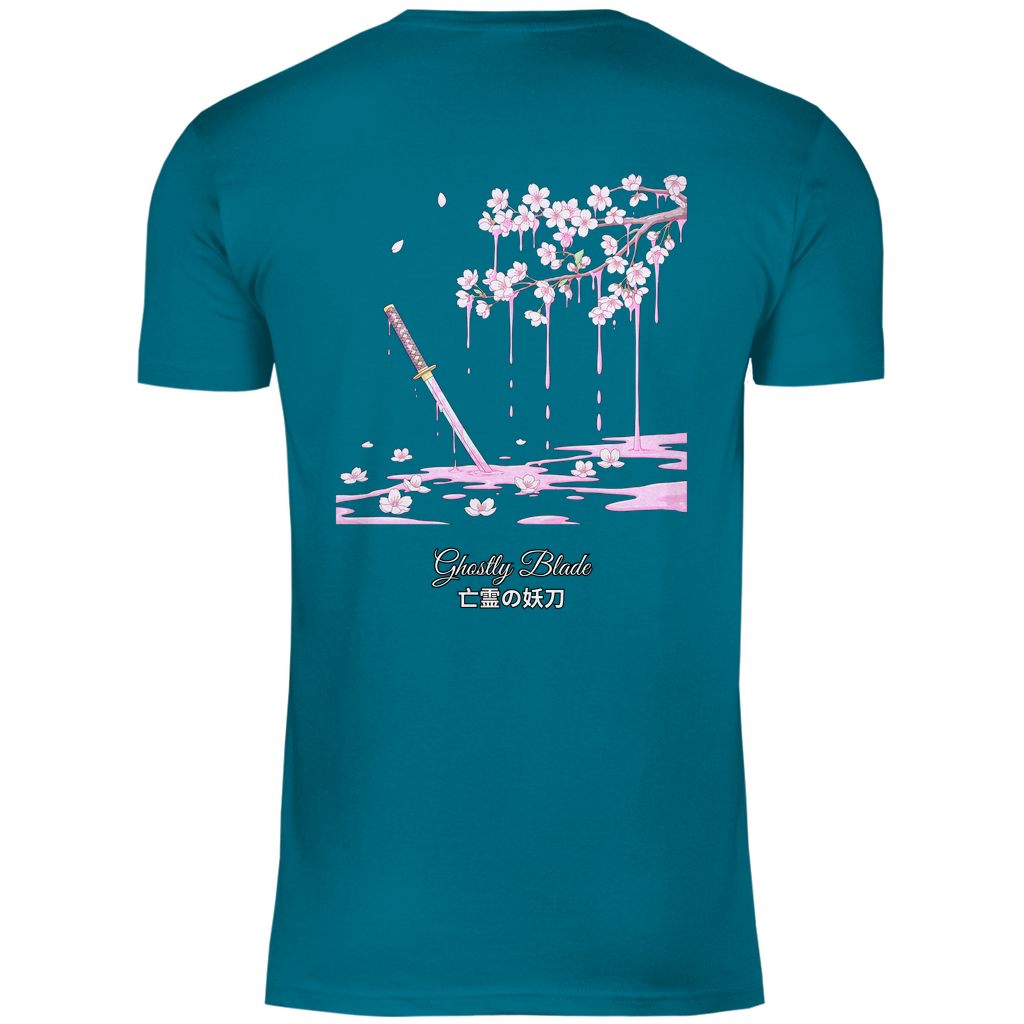 Herren T-Shirt "Ghostly Blade" Premium Ribbon Edition