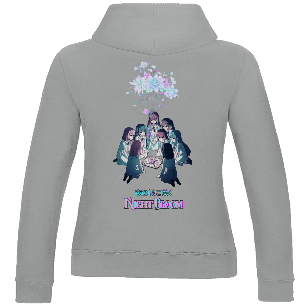 Damen Hoodie "Night Bloom" Premium Ribbon Edition