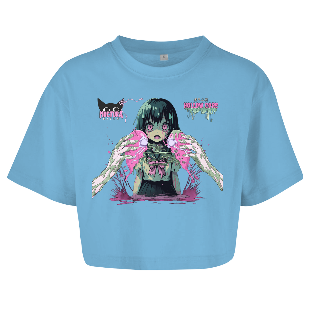 Oversized Crop Top "Hollow Core" Ribbon Edition