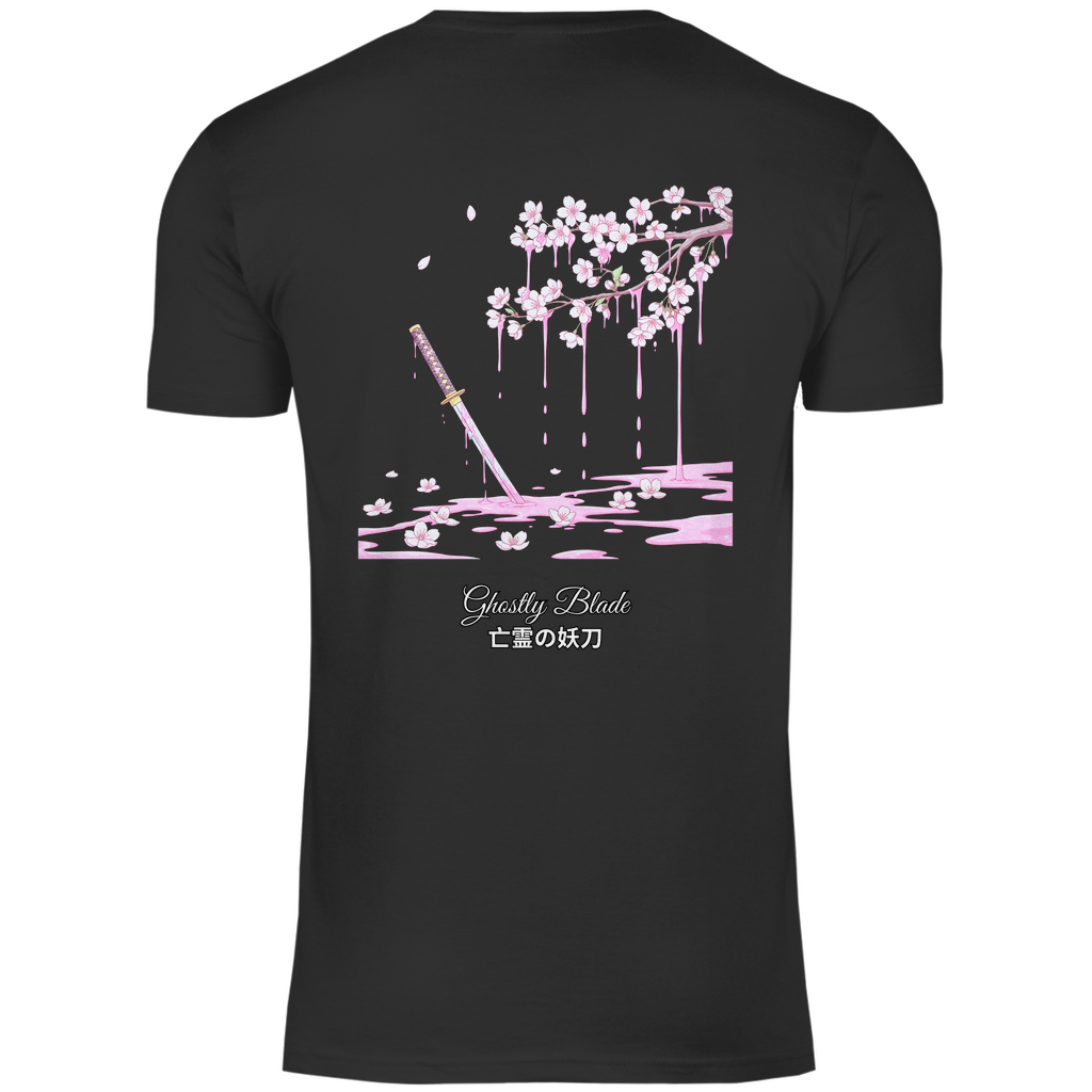 Herren T-Shirt "Ghostly Blade" Premium Ribbon Edition