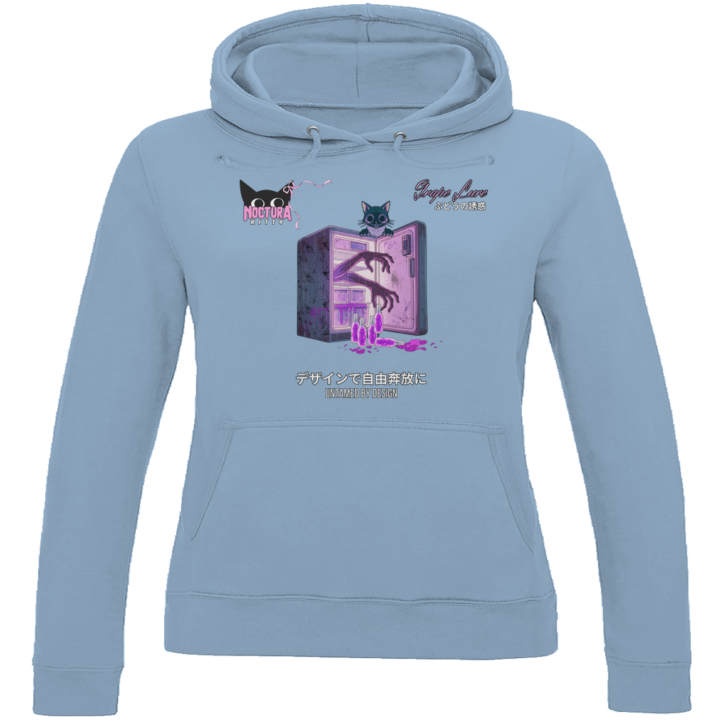 Damen Hoodie "Grape Lure" Premium Ribbon Edition