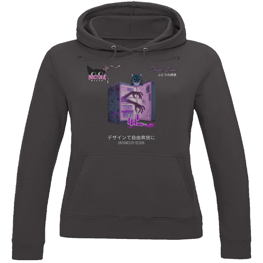 Damen Hoodie "Grape Lure" Premium Ribbon Edition