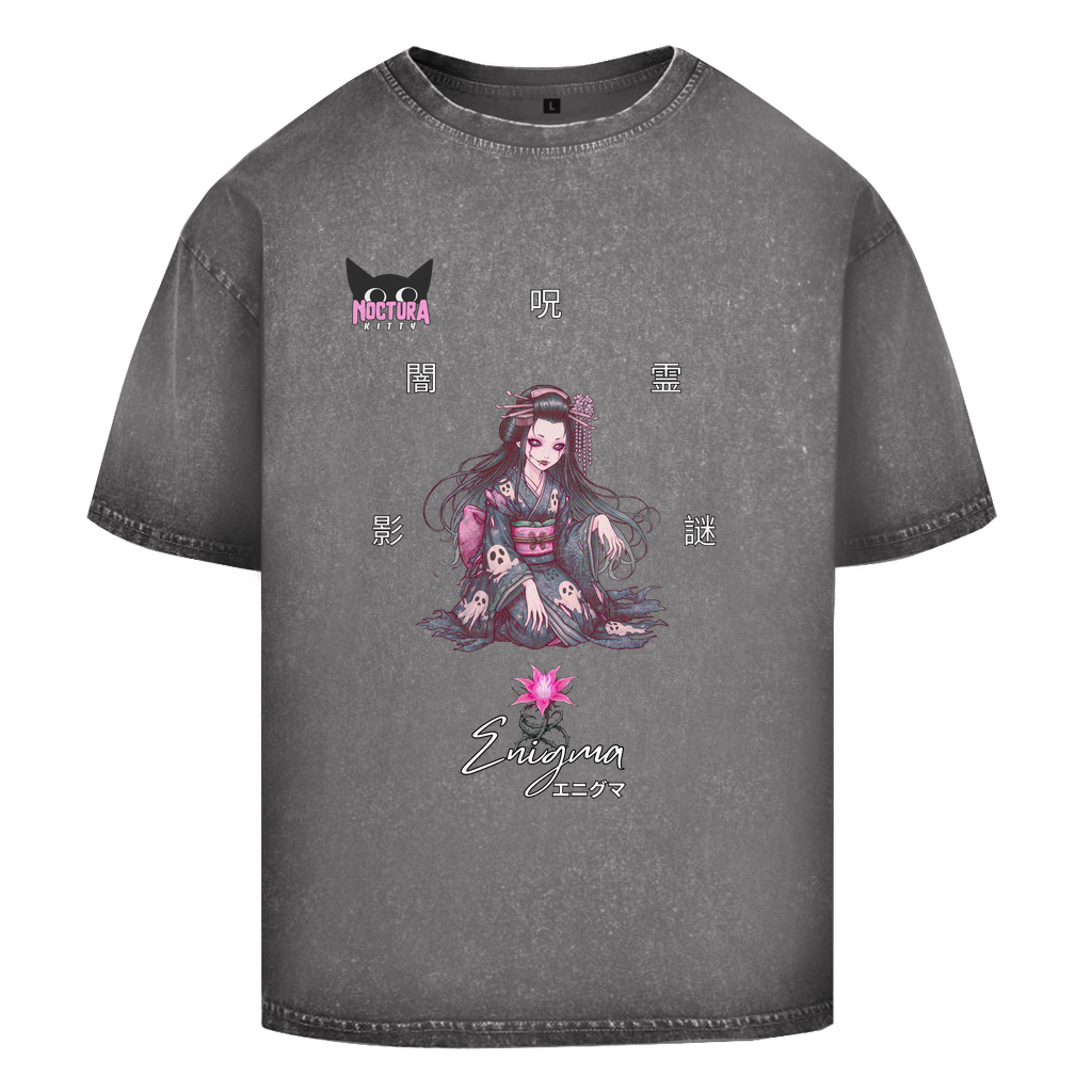 Unisex Oversize T-Shirt Washed "Enigma"  Premium Edition