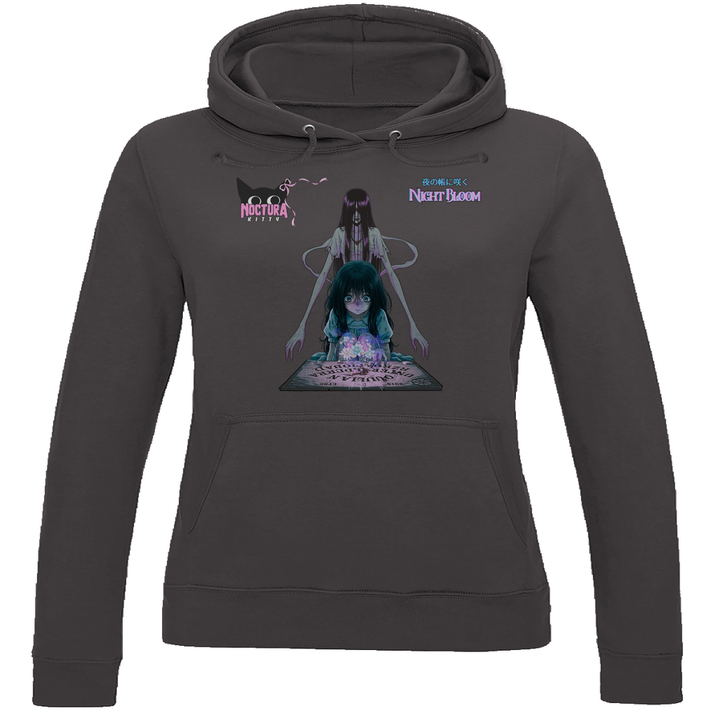 Damen Hoodie "Night Bloom" Premium Ribbon Edition