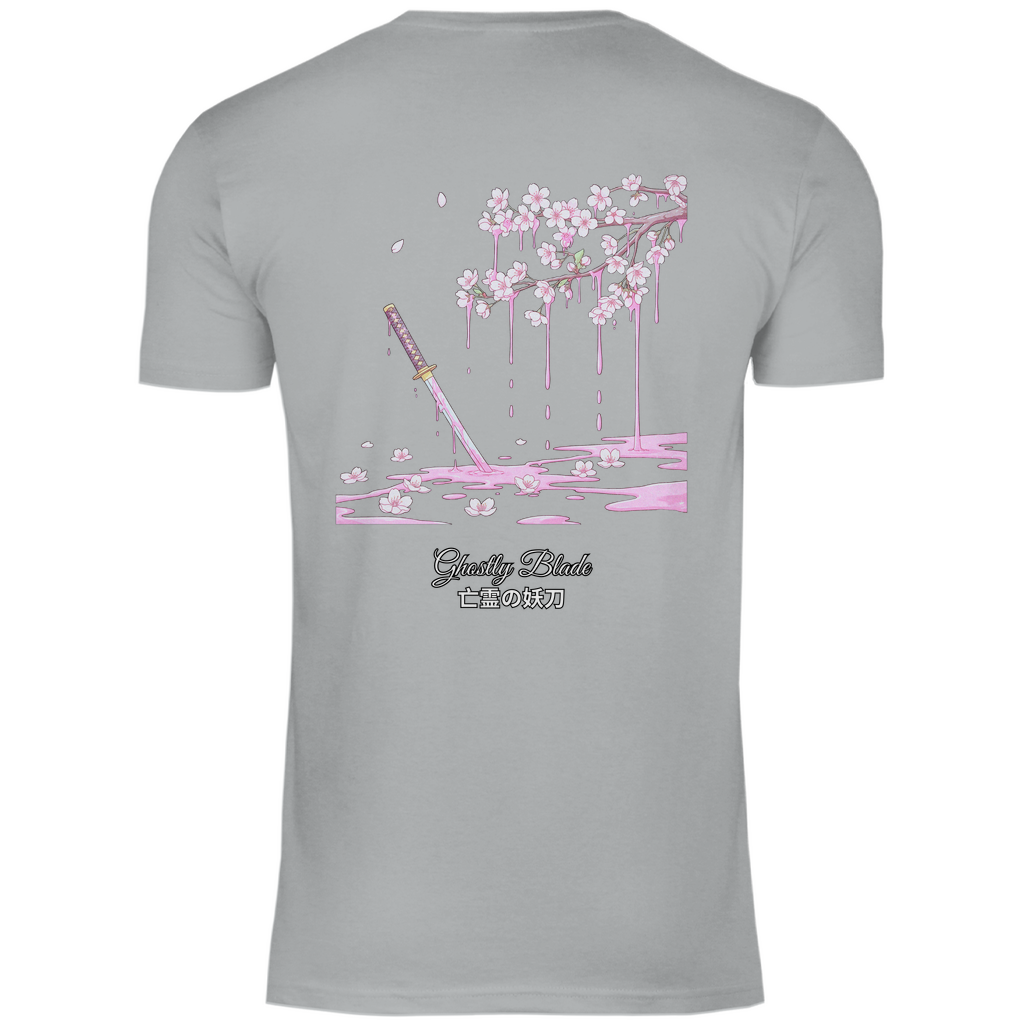 Herren T-Shirt "Ghostly Blade" Premium Ribbon Edition